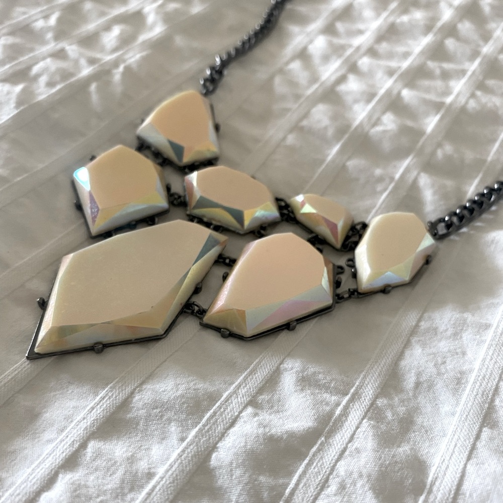 “Opal” type Abstract Necklace - Originally $20